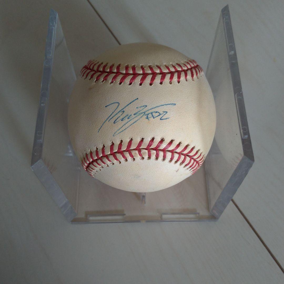大魔神　佐々木主浩　メジャーリーグ　直筆サインボール
