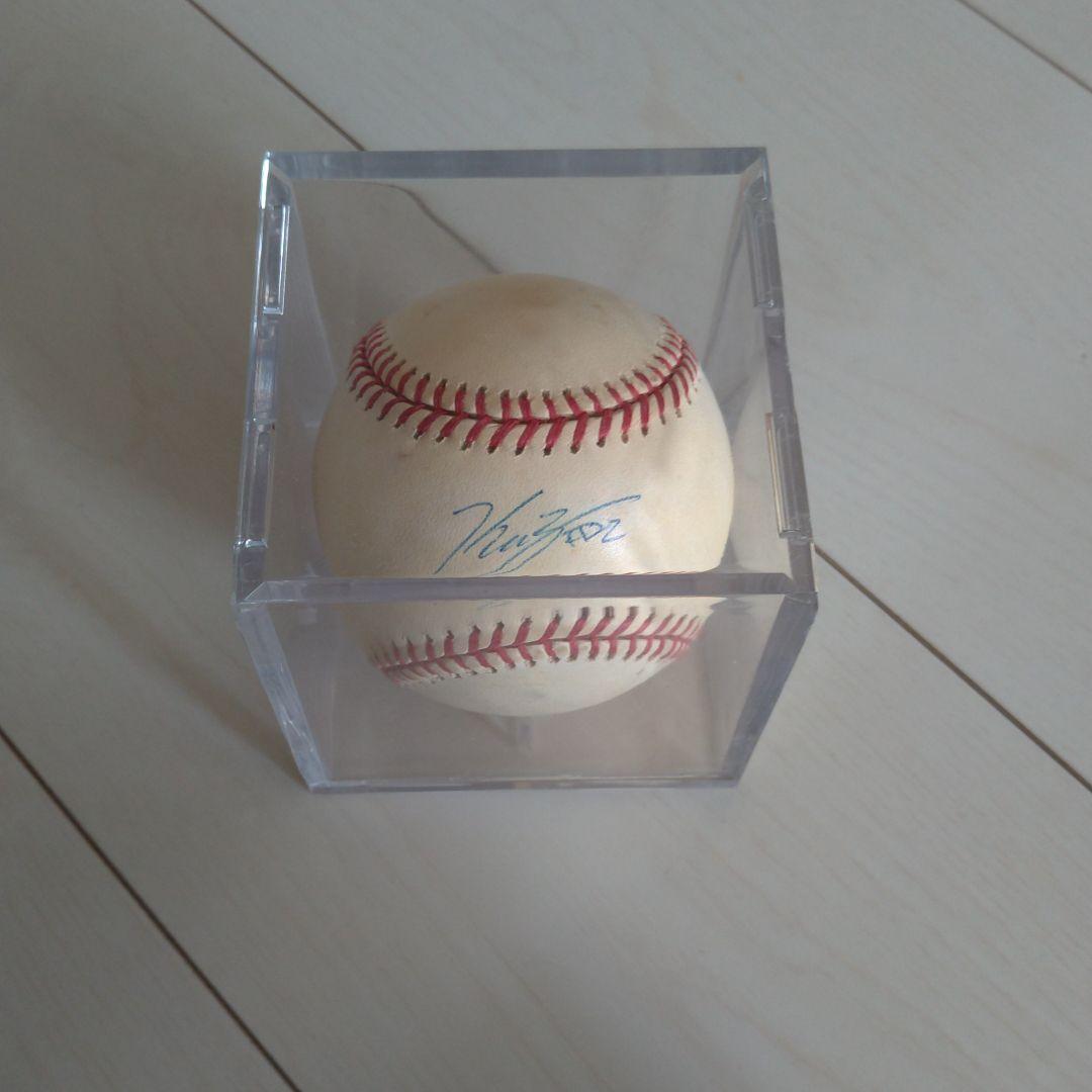 大魔神　佐々木主浩　メジャーリーグ　直筆サインボール