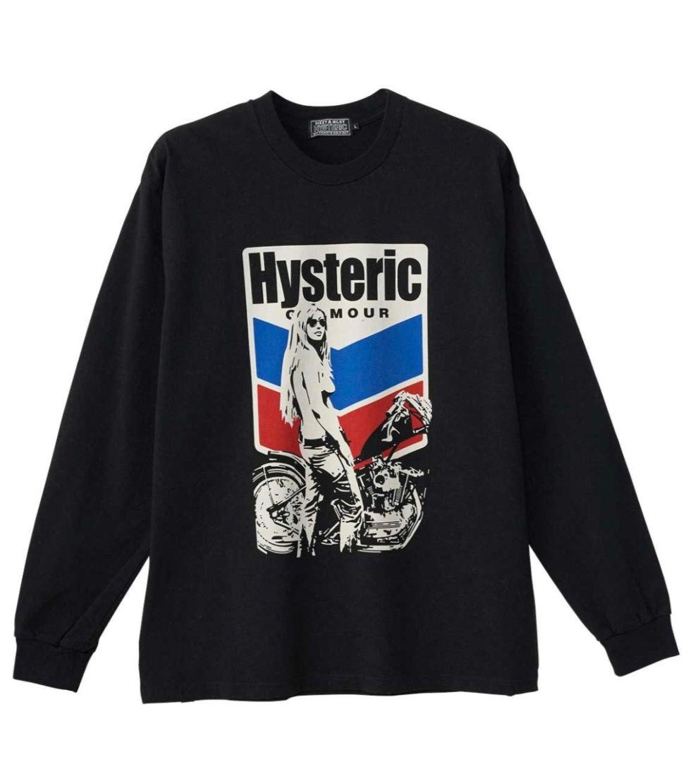 【新品】HYSTERIC GLAMOUR MOTORCYCLE GIRL ロンＴ