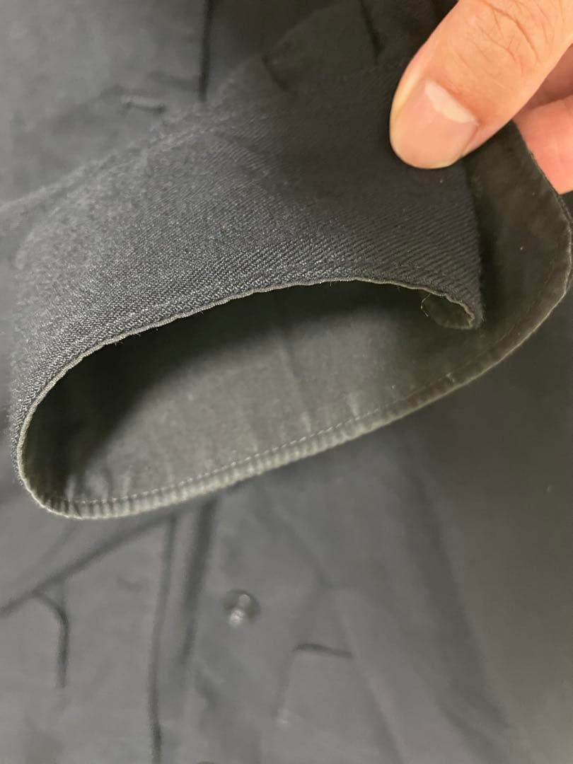 lemaire ルメール　ノーカラージャケット 黒