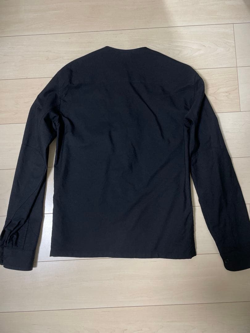 lemaire ルメール　ノーカラージャケット 黒