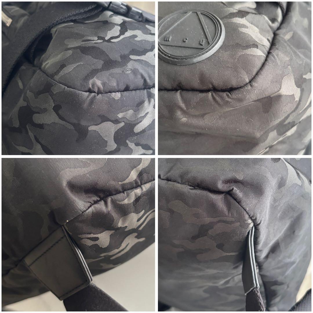 【美品】McQ アレキサンダーマックイーン　黒　リュック　カモフラ　バックパック