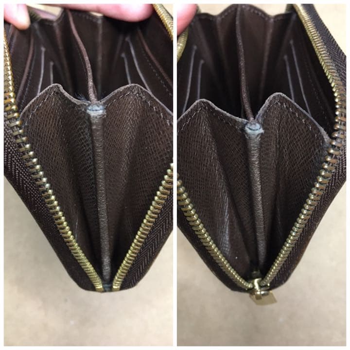 ルイヴィトン　Louis Vuitton ジッピー・ パース　ダミエ