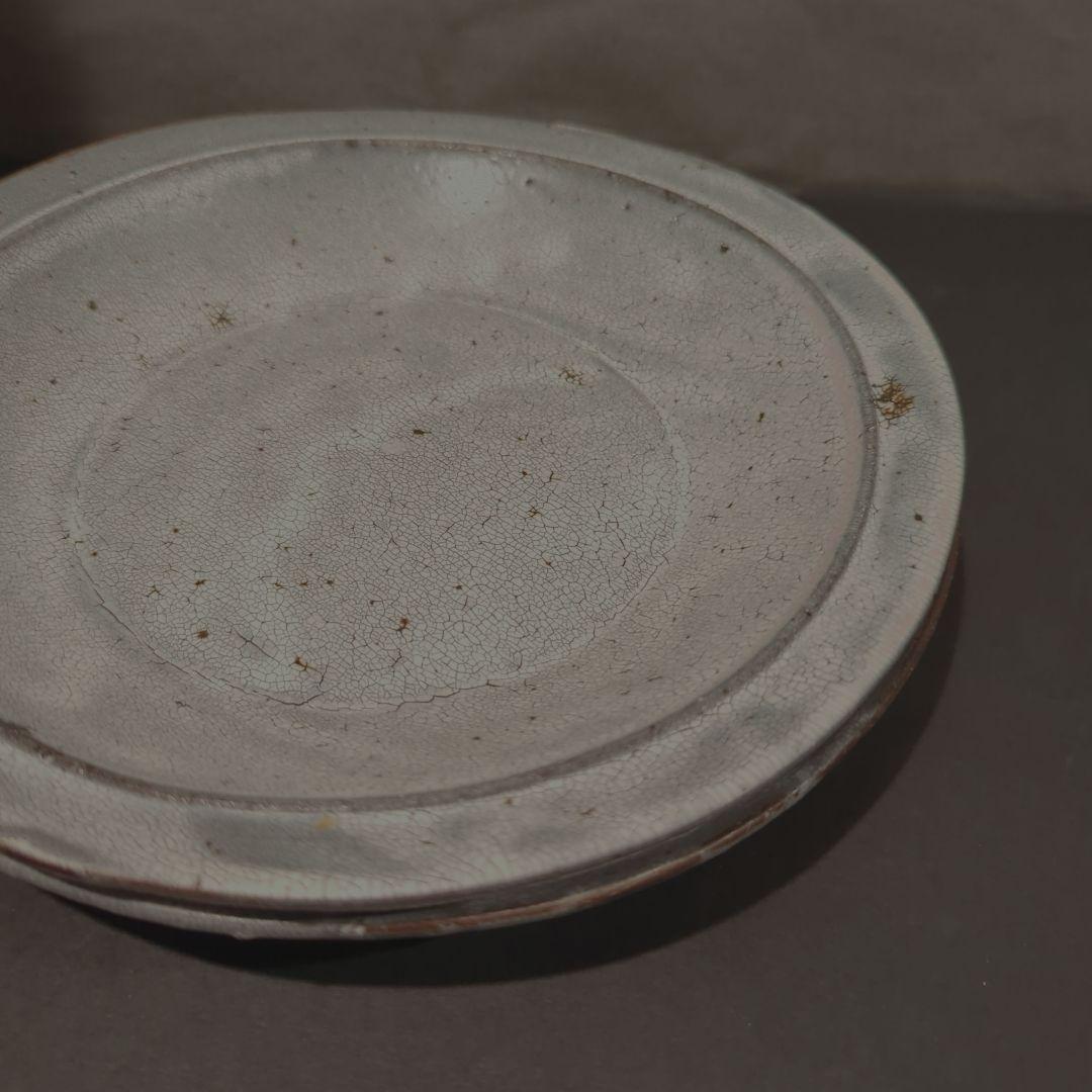 ♢大原拓也　リムプレート　2枚♢　裂粉引