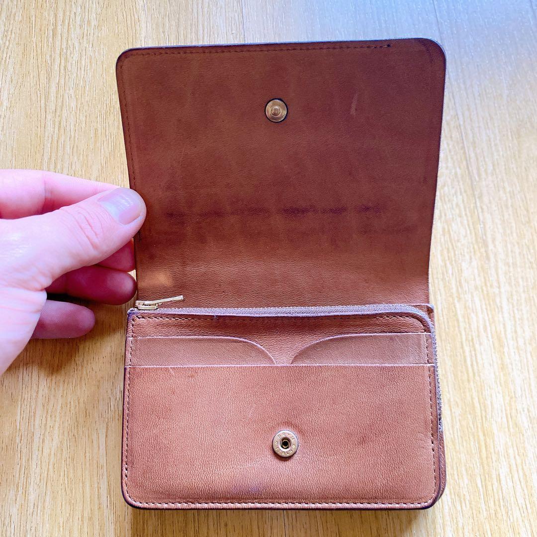 フォルメ　forme コードバン　ショートウォレット ネイビー