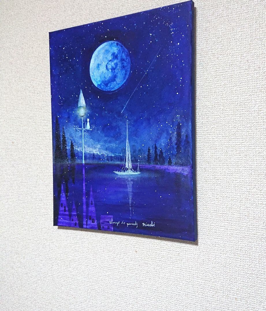 絵画 ★ようさん★Ocean 885 F6 キャンバス Nicola原画