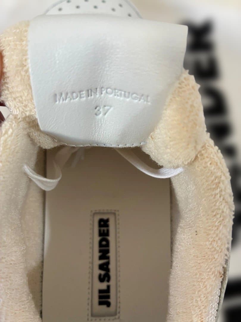 JIL SANDER【ジルサンダー】スニーカー　白色　37サイズ（約24センチ）