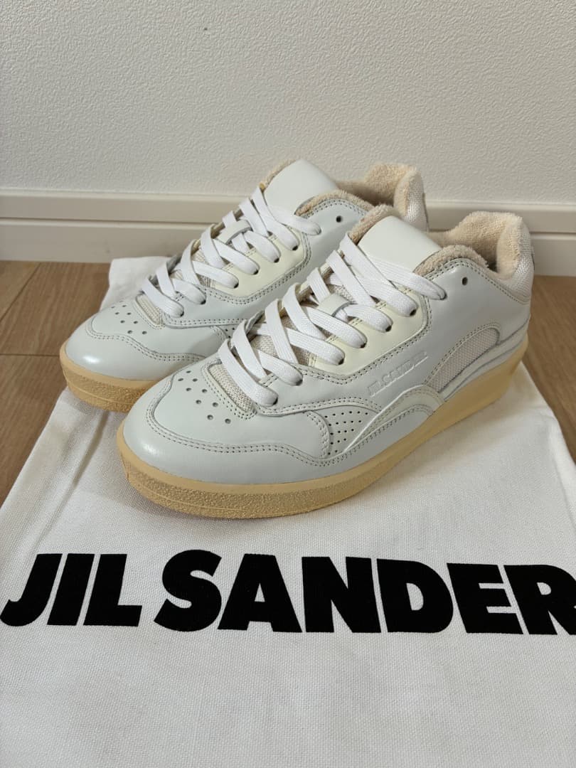 JIL SANDER【ジルサンダー】スニーカー　白色　37サイズ（約24センチ）