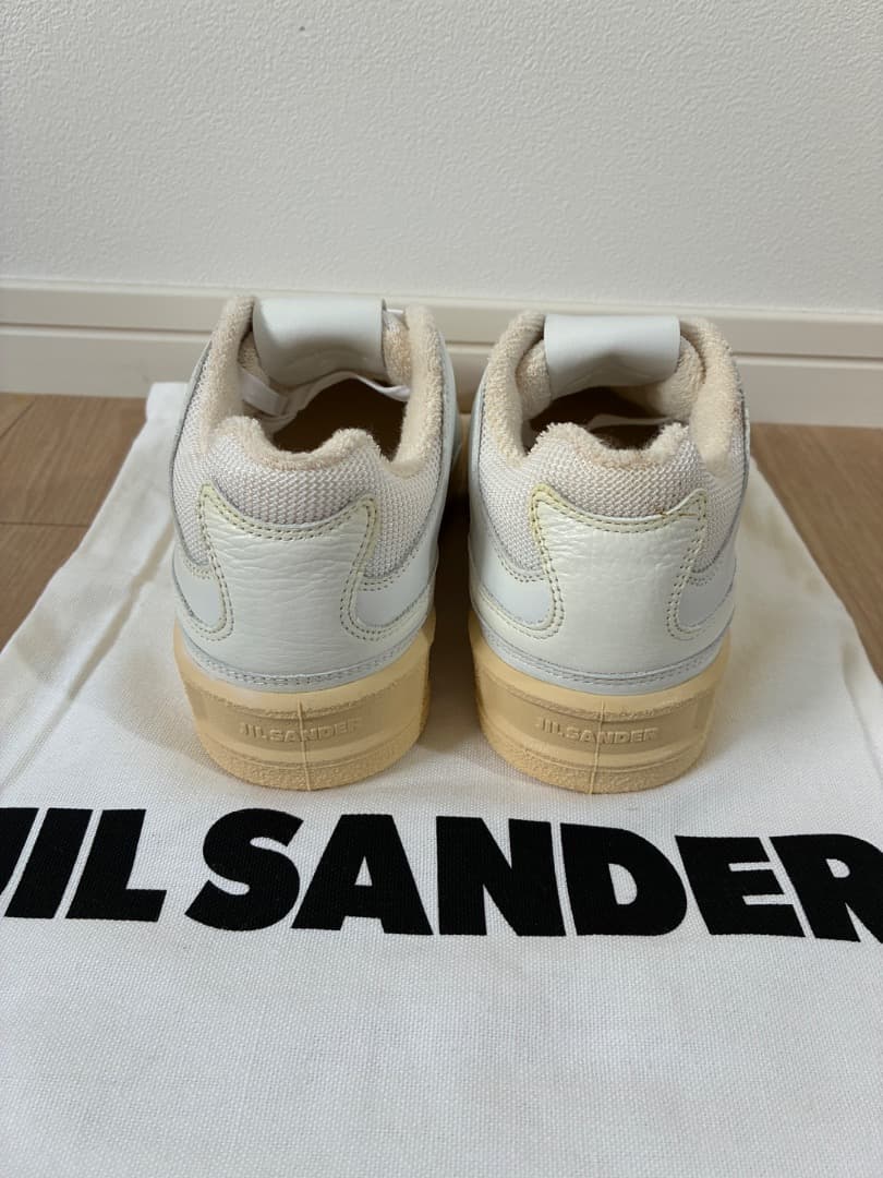 JIL SANDER【ジルサンダー】スニーカー　白色　37サイズ（約24センチ）