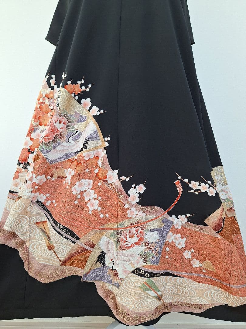 着物リメイクワンピース3647