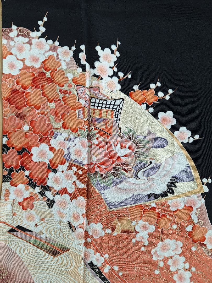 着物リメイクワンピース3647