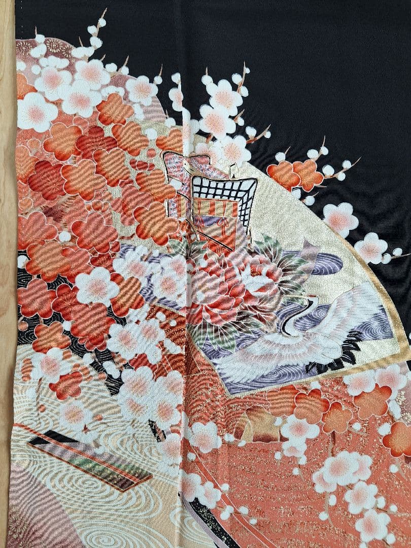 着物リメイクワンピース3647