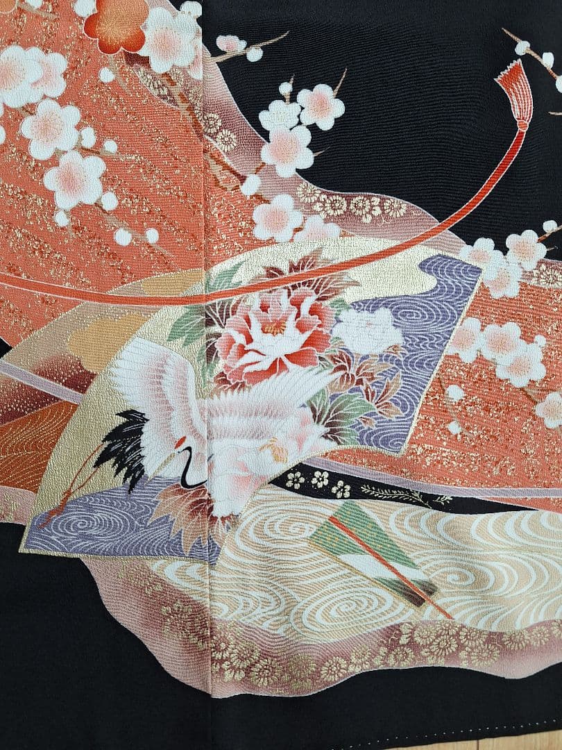 着物リメイクワンピース3647