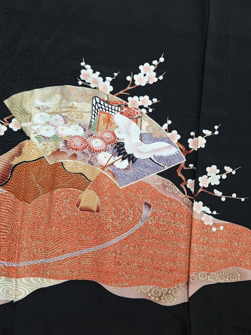 着物リメイクワンピース3647