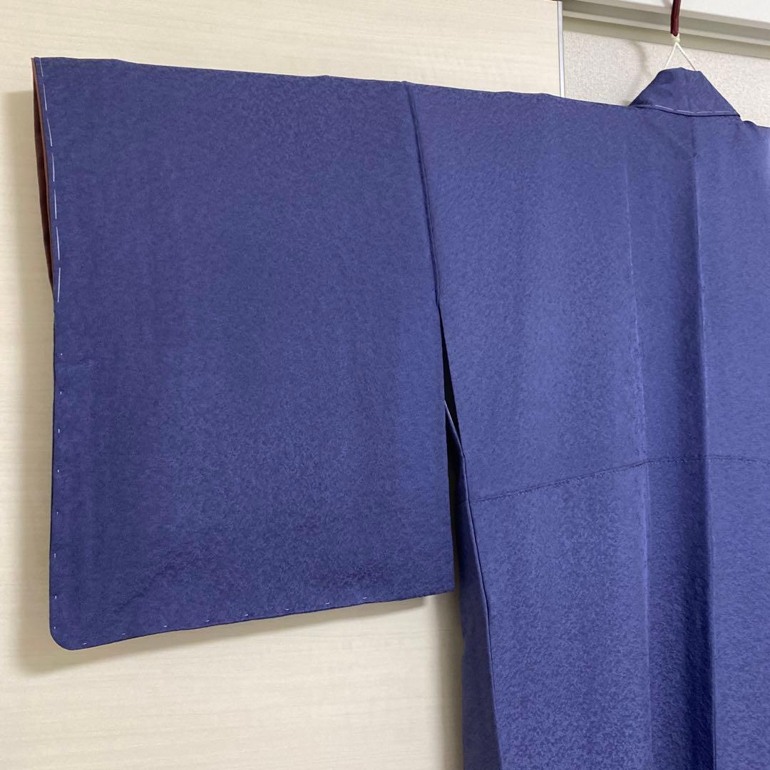 絞り　相良刺繍　付け下げ　しつけ糸付き　未使用美品　正絹　花柄　金糸　袷