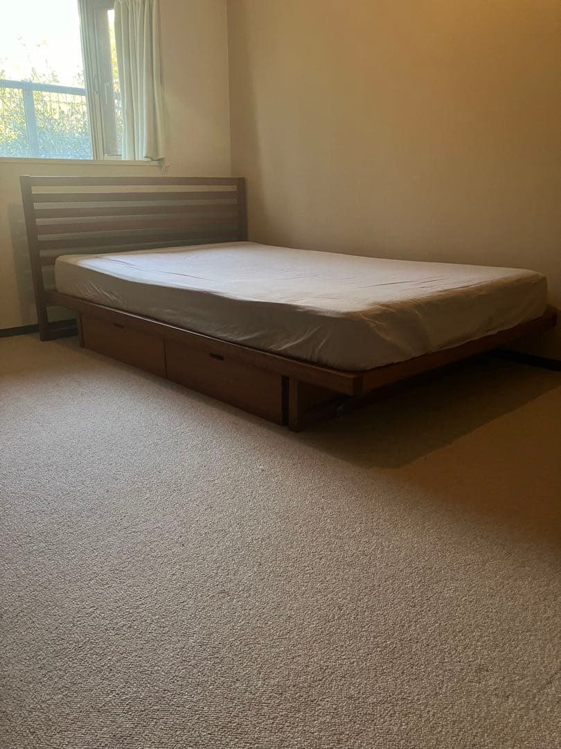 MUJI 無印良品 ビンテージ セミダブルベットフレーム