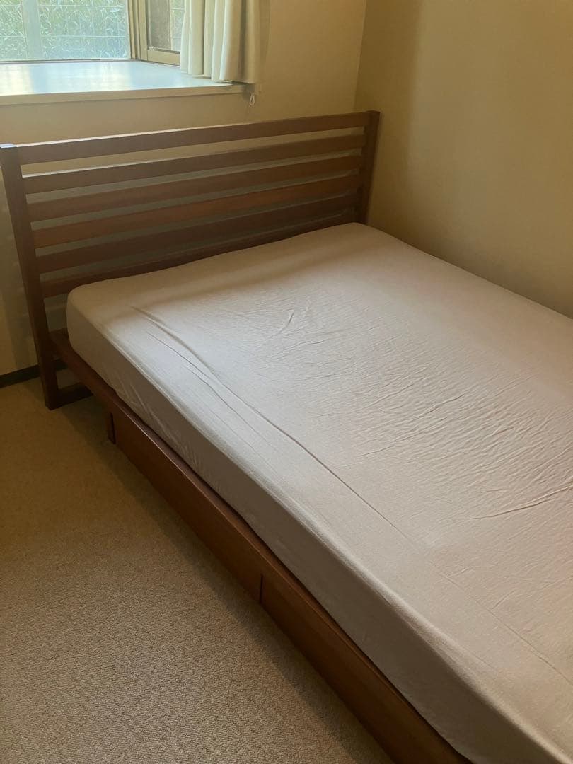 MUJI 無印良品 ビンテージ セミダブルベットフレーム