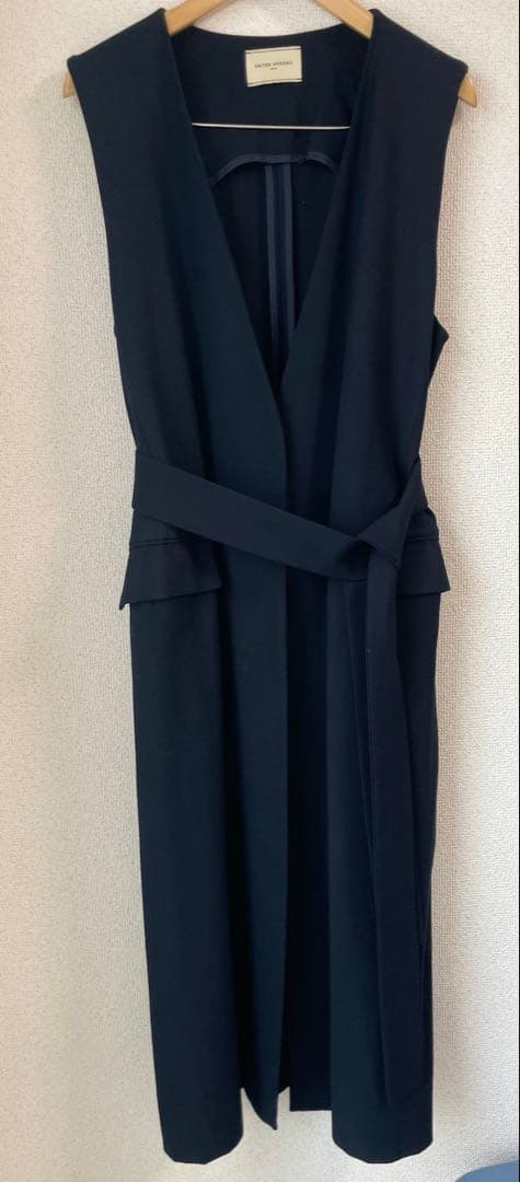 ユナイテッドアローズ ロングジレ ネイビー