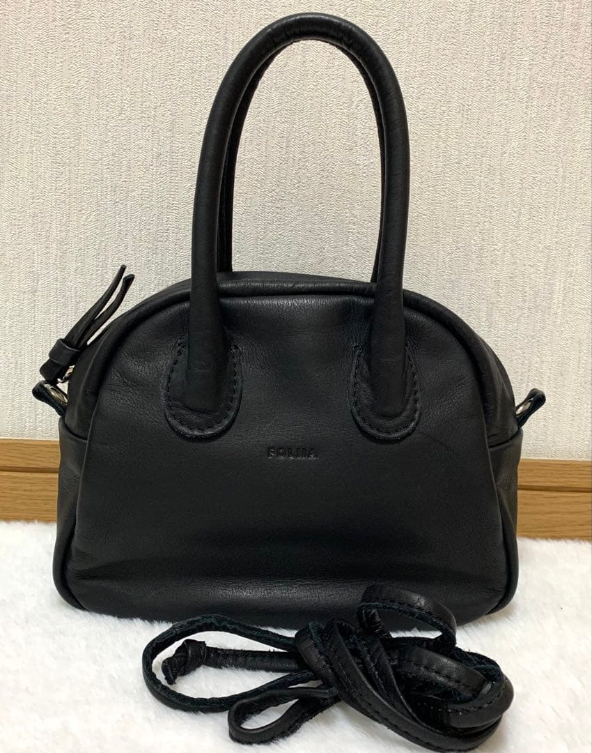 FOLNA RDソフトレザー2WAYアールボストンバッグ