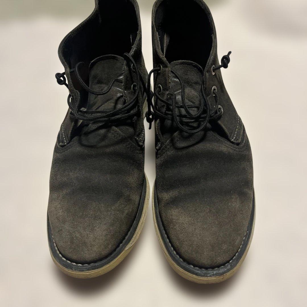 REDWING ブラック スエード チャッカブーツ