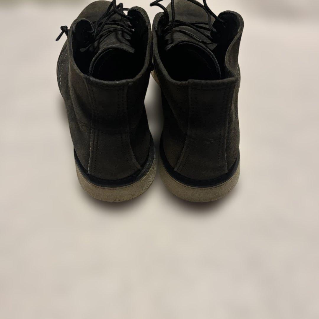 REDWING ブラック スエード チャッカブーツ