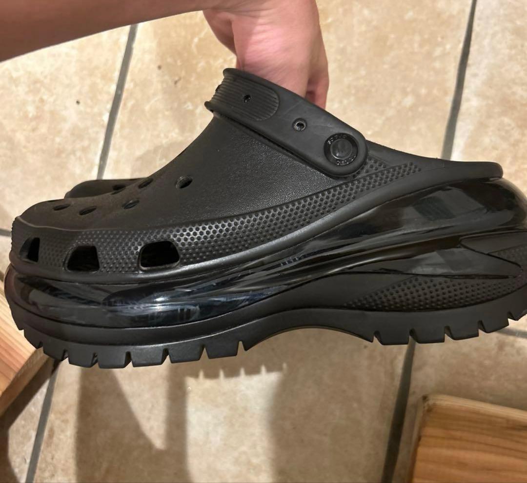 crocs クロックス メガクラッシュブラック 厚底