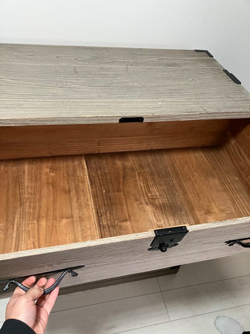 ①★希少★おしゃれ　大正時代　絹ダンス　和ダンス　和箪笥 収納家具【引取限定】