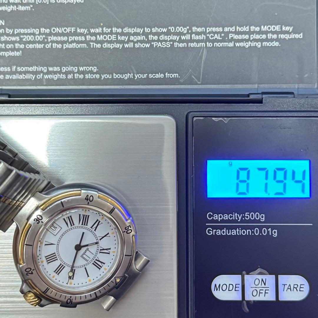 dunhill ミレニアムダイバー　防水200 QUARTZ 電池切れ　腕時計