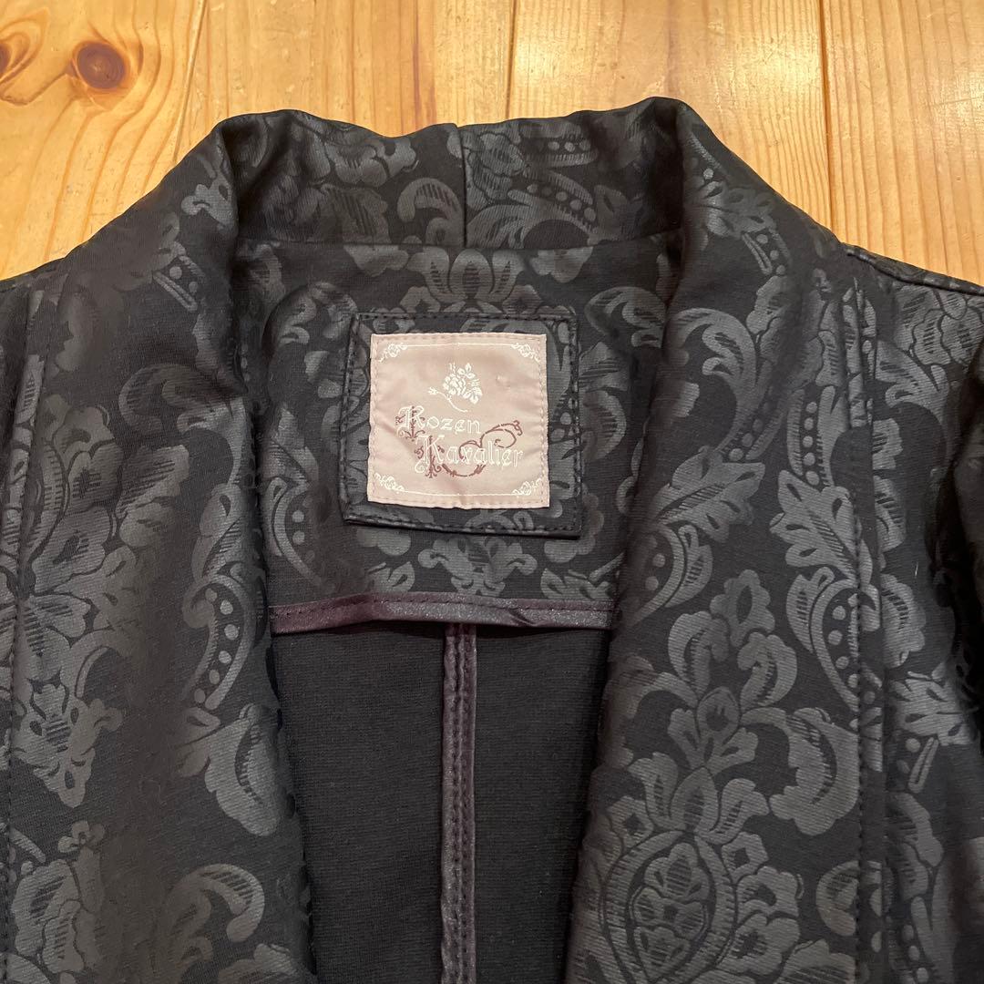 ローゼンカバリエ　オッズオンジャパン　ジャケット　総柄　金ボタン　レースアップ