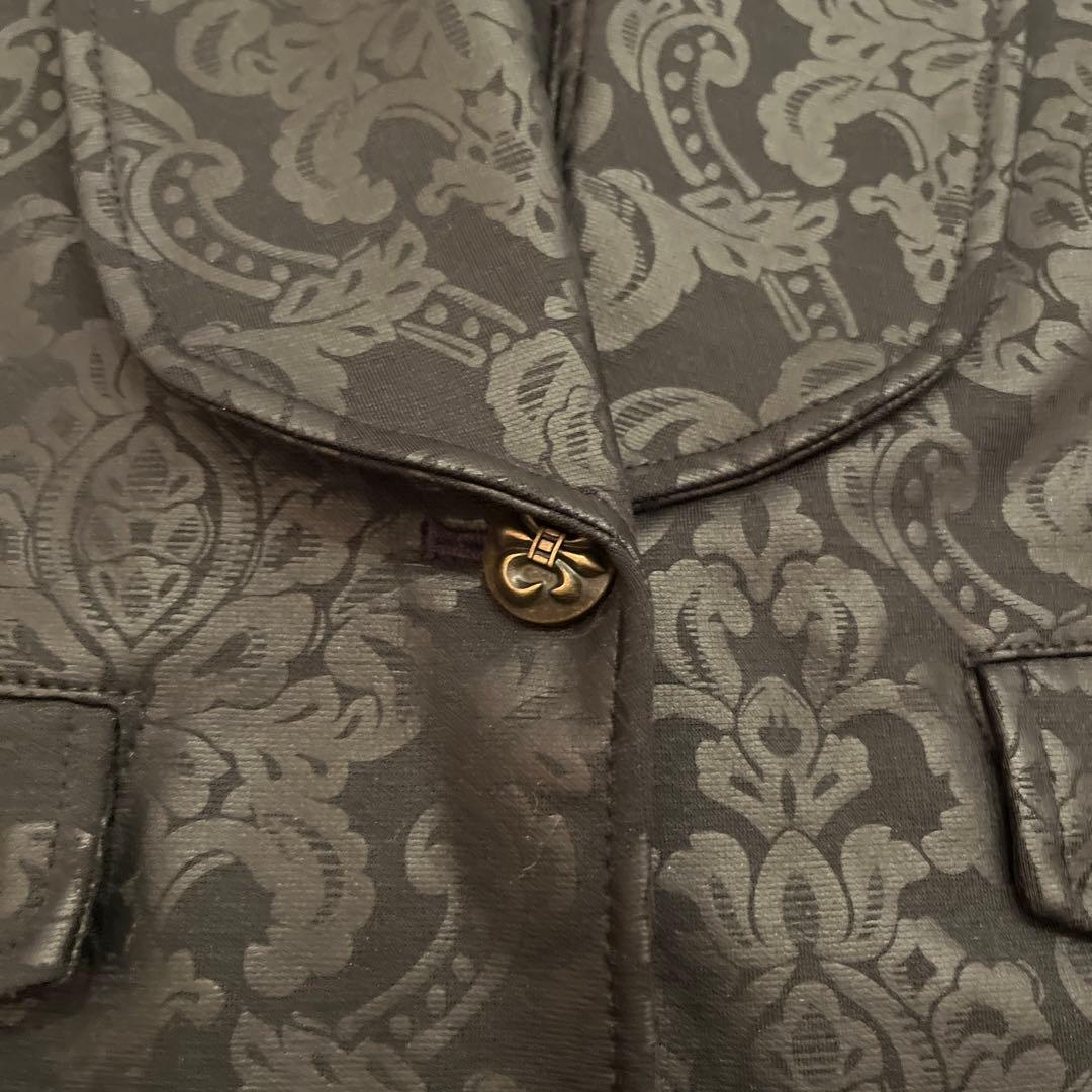 ローゼンカバリエ　オッズオンジャパン　ジャケット　総柄　金ボタン　レースアップ