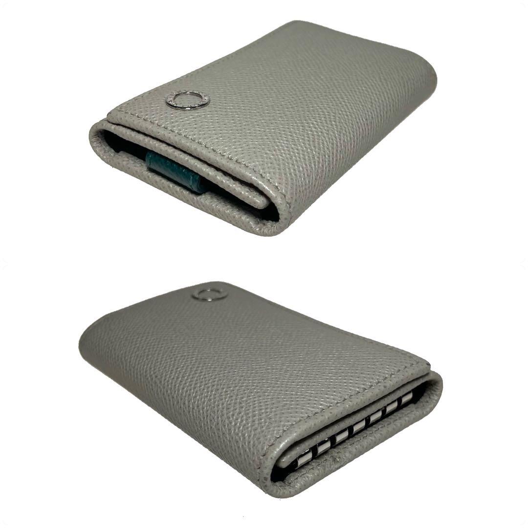 極美品　BVLGARI　キーケース 6連 サークルロゴ a593