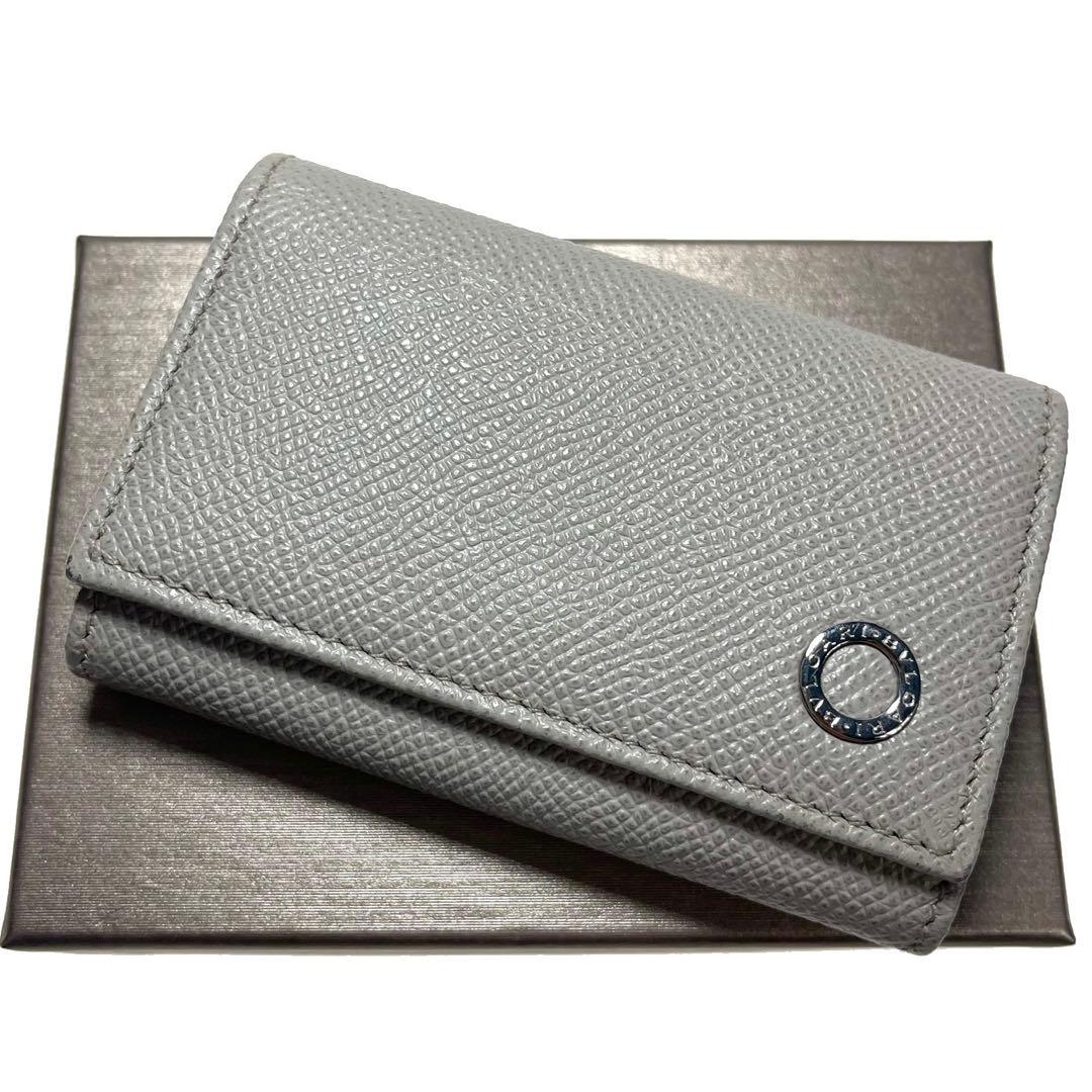 極美品　BVLGARI　キーケース 6連 サークルロゴ a593