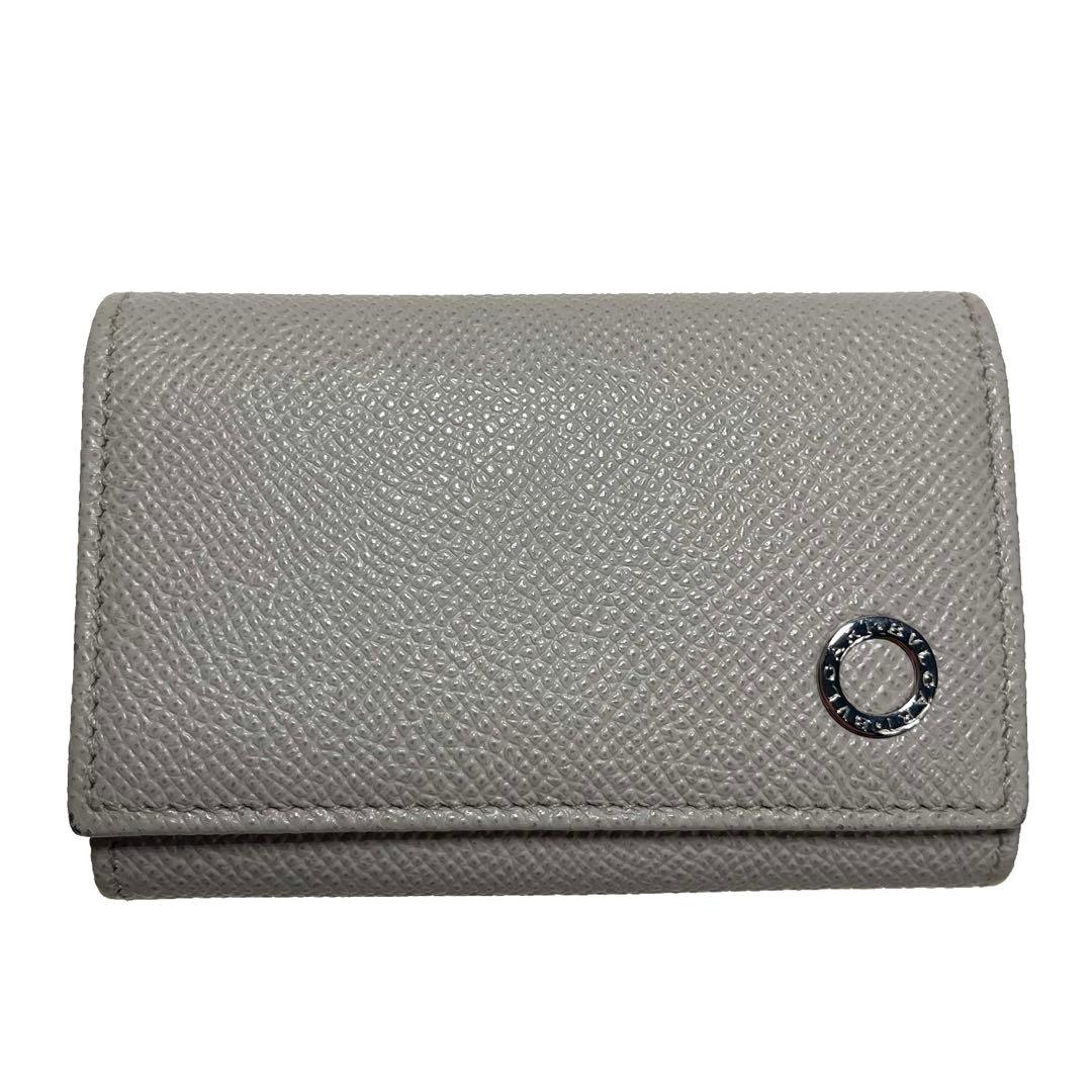 極美品　BVLGARI　キーケース 6連 サークルロゴ a593