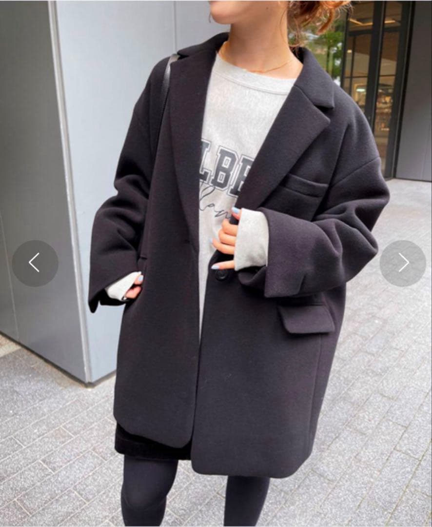 Spick and Span W/Nyモッサジャケットライクコート