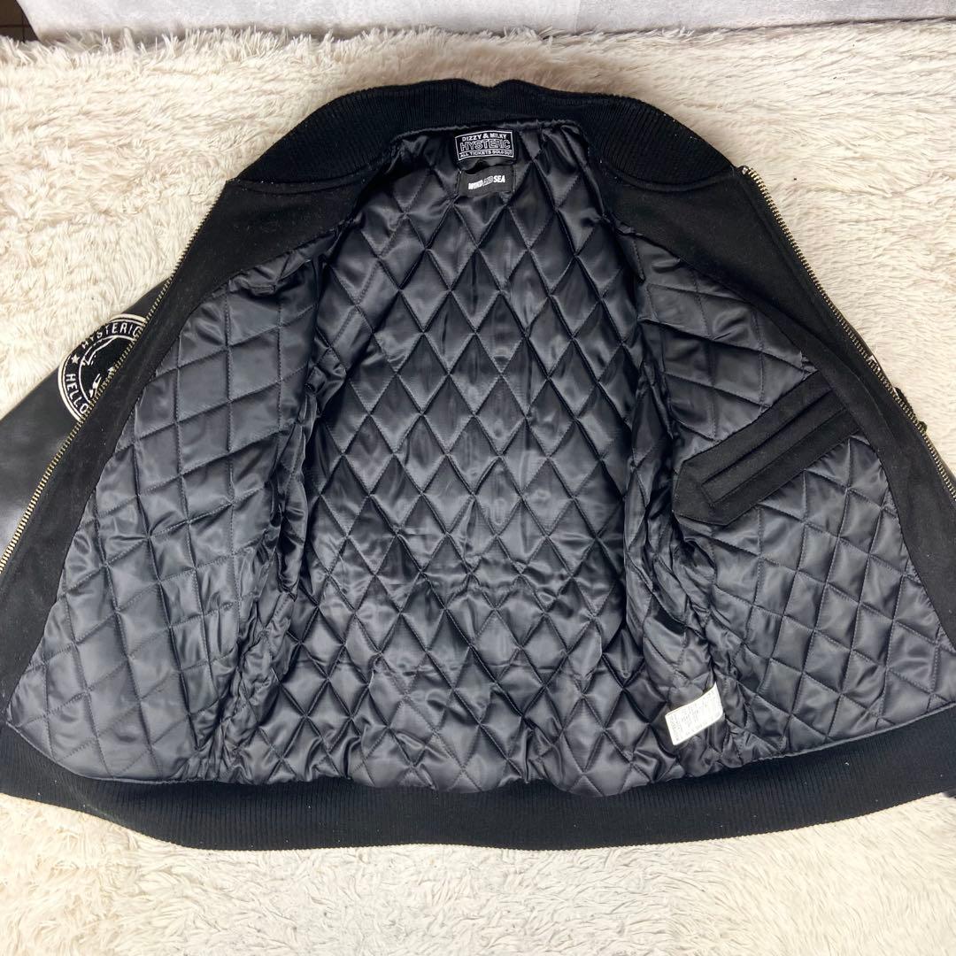 ヒステリックグラマー　ウィンダンシー　スタジャン　サイズL ブラック