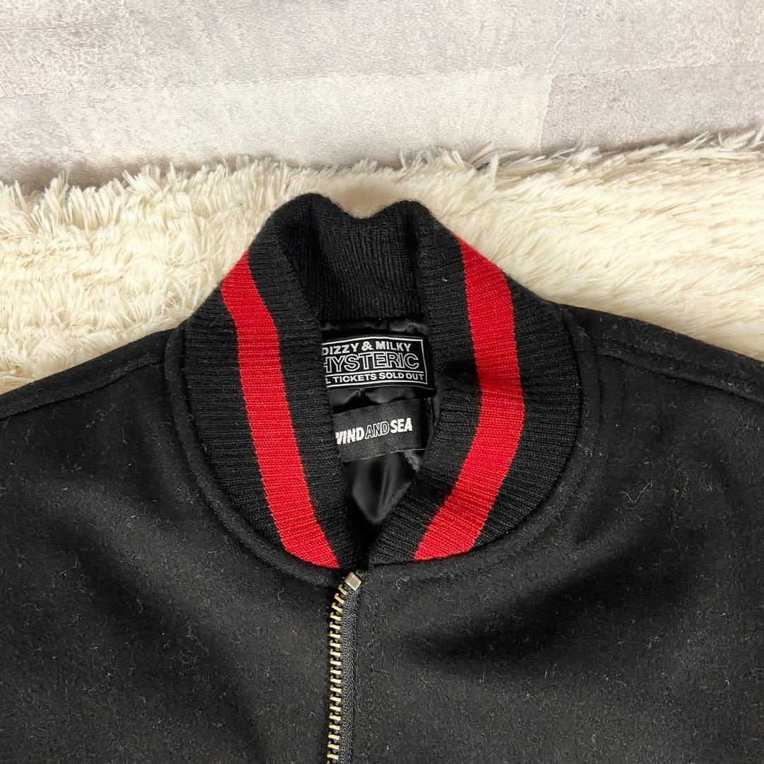 ヒステリックグラマー　ウィンダンシー　スタジャン　サイズL ブラック