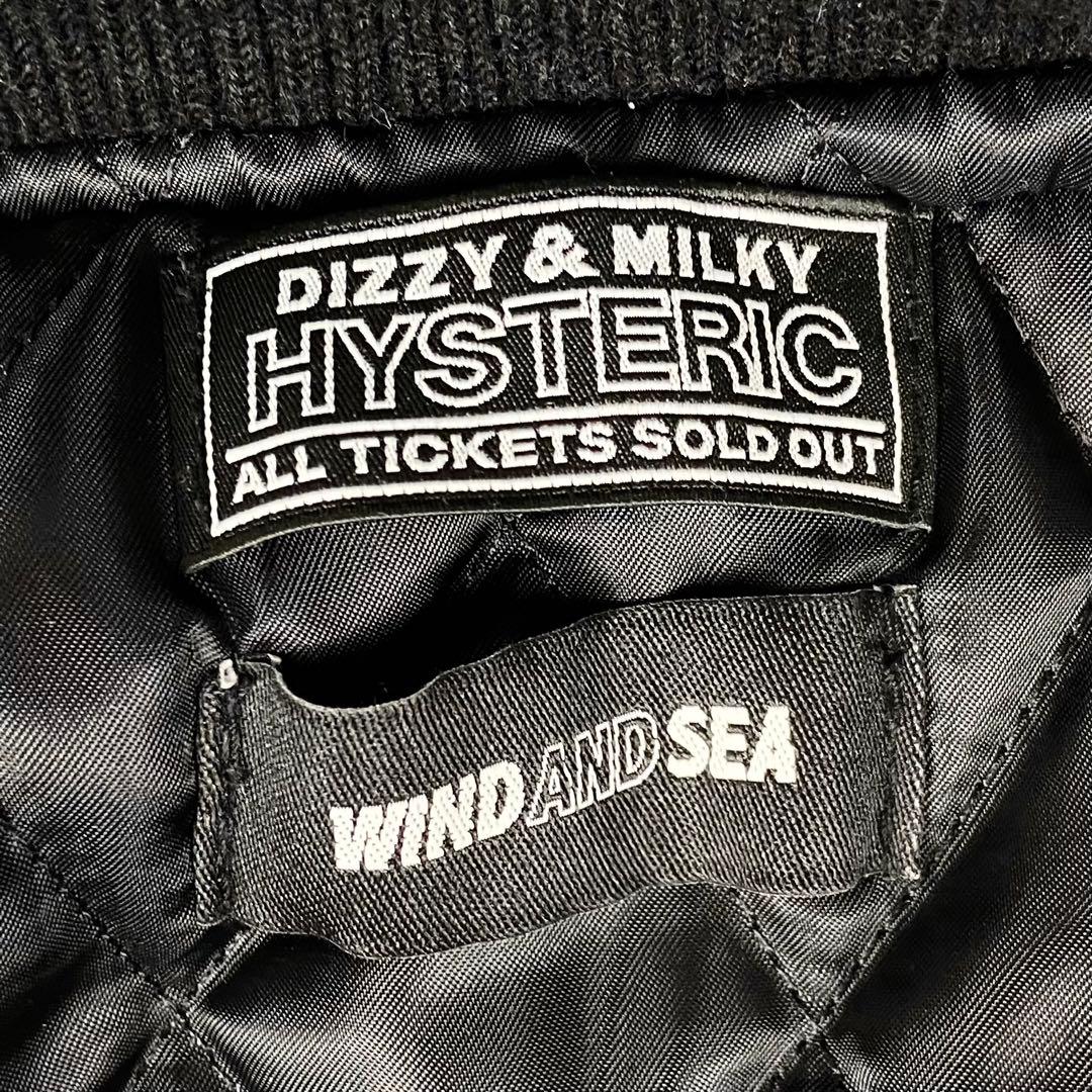 ヒステリックグラマー　ウィンダンシー　スタジャン　サイズL ブラック