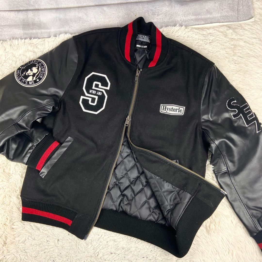 ヒステリックグラマー　ウィンダンシー　スタジャン　サイズL ブラック