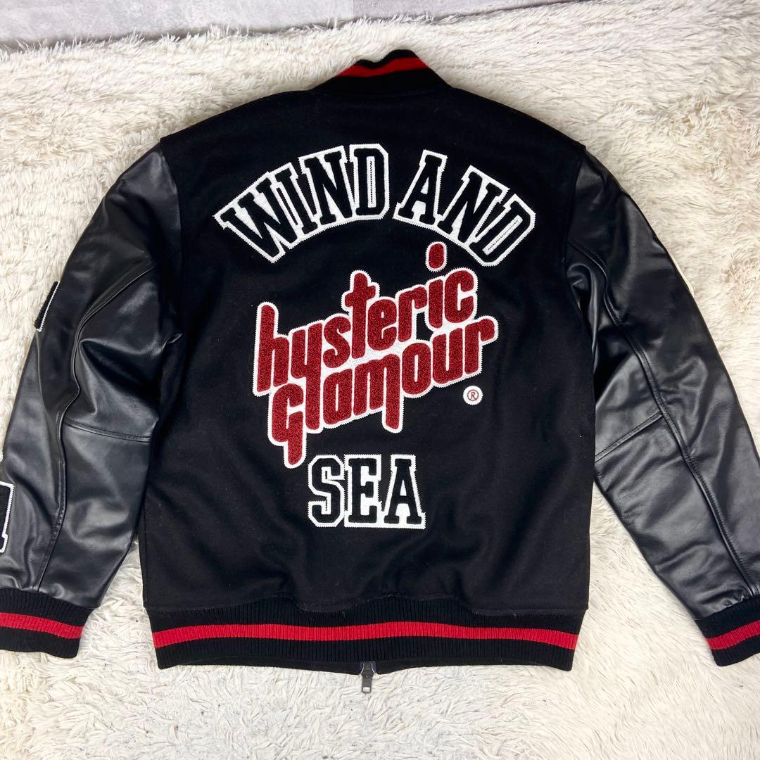 ヒステリックグラマー　ウィンダンシー　スタジャン　サイズL ブラック