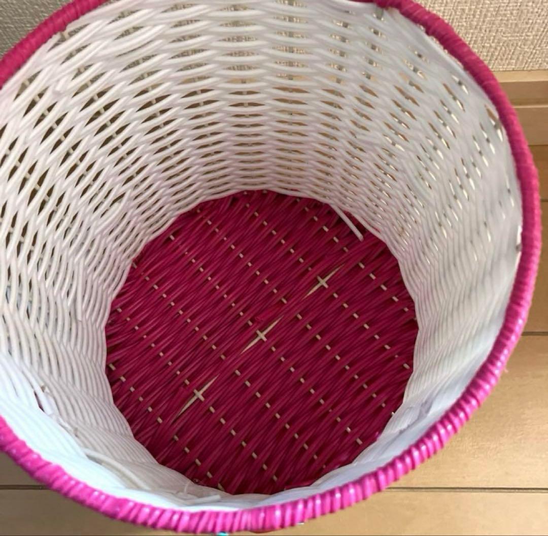 キティ 藤風カゴ 小物入れ 編みかご 激レア 当時物 平成レトロ レトロ