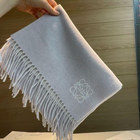 マフラー 35×180cm ライトピンク系