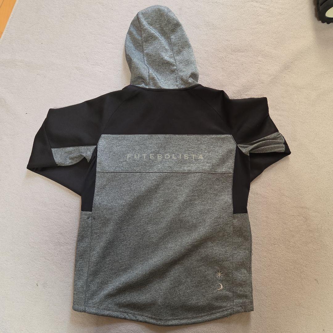 ルース 上下セット フード付きジャージ グレー/ブラック サイズ 150