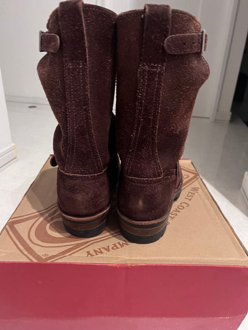 R*4様 Wesco Custom Boss ブーツ 9 1/2 ブラウン　ラフ