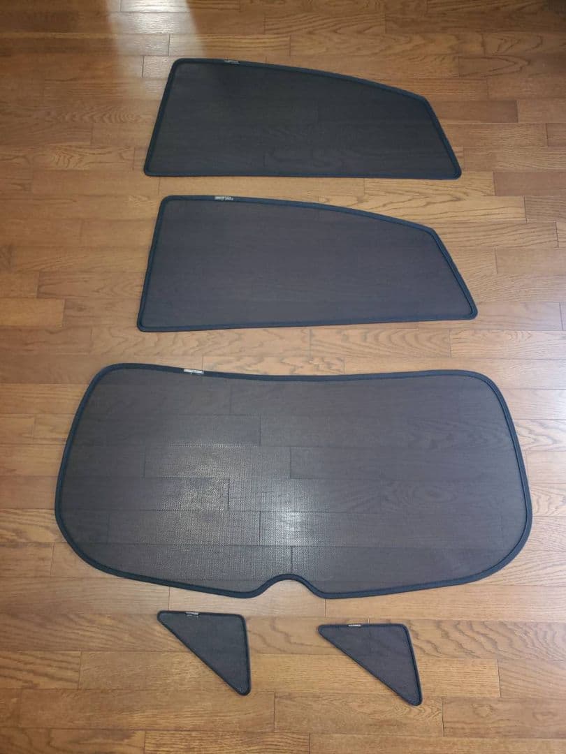 60ハリアー Laser Shades サンシェード(後席5枚組セット)
