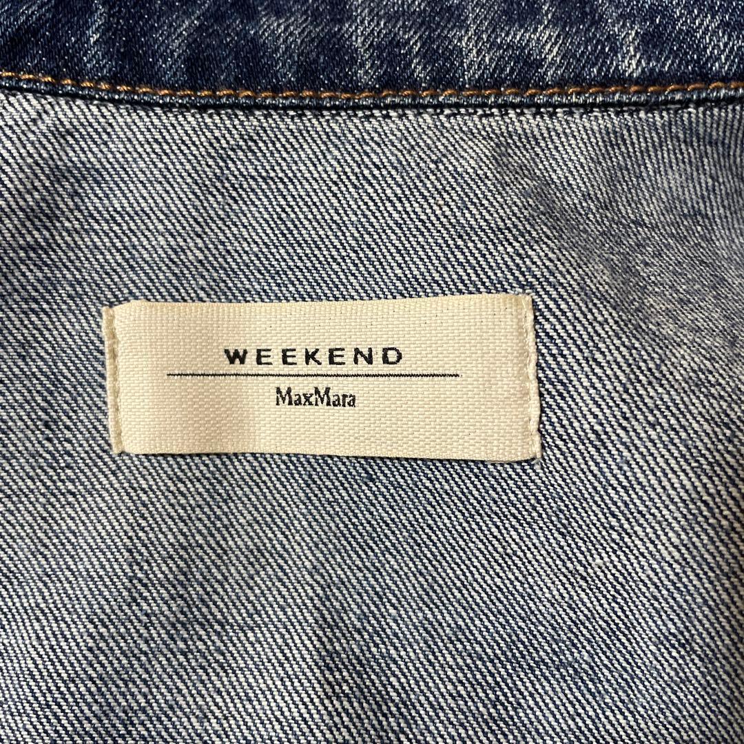 マックスマーラ　 デニムジャケット クロップド丈