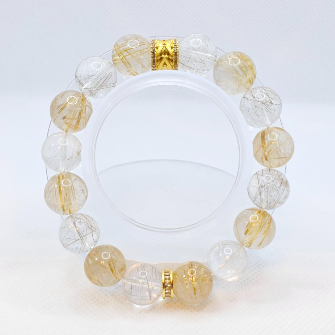 恋桜子様【お取り置き品】ゴールドルチル シルバールチル ブレスレット