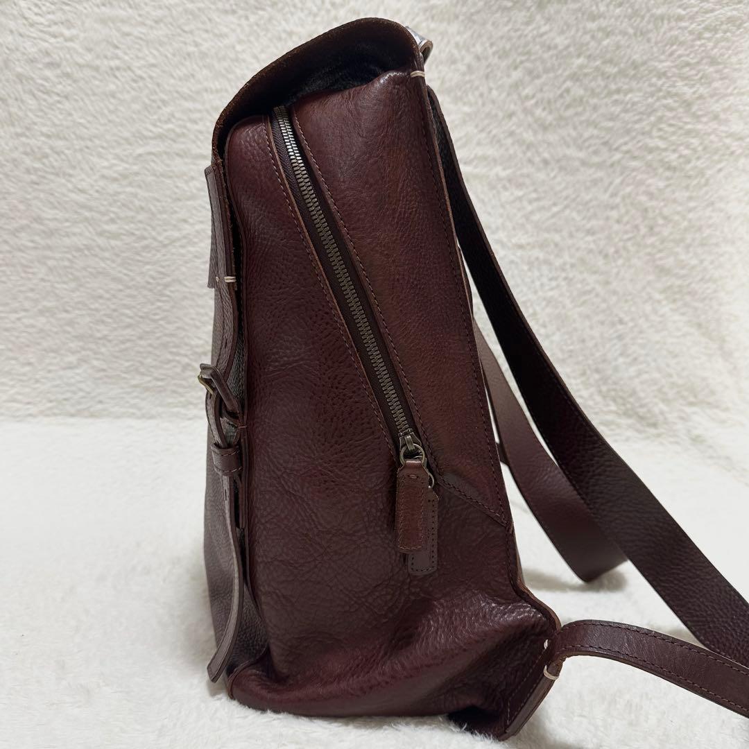 美品✨genten ゲンテン リュック レザー ブラウン トスカメン メンズ 革