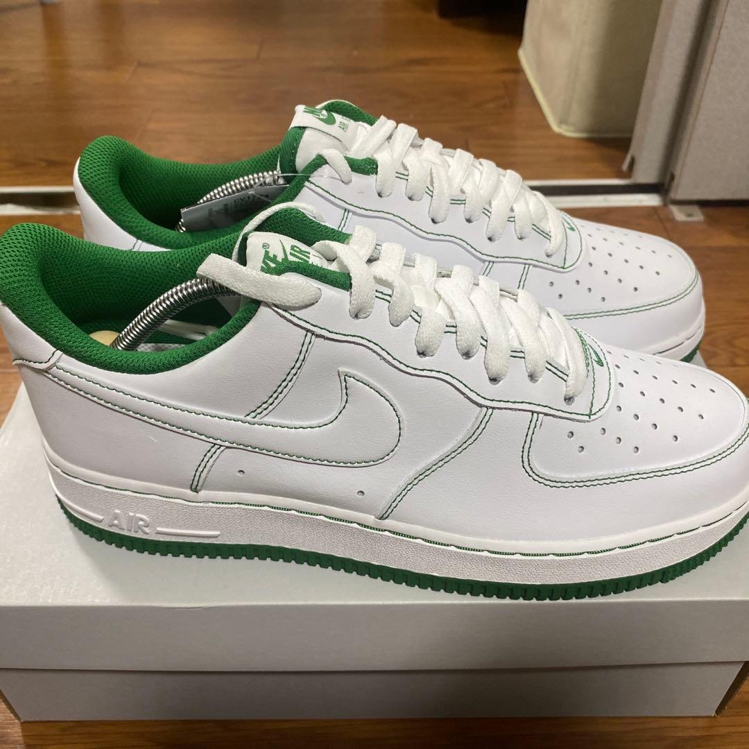 靴 Nike Air Force 1 Low \"White/Green\"