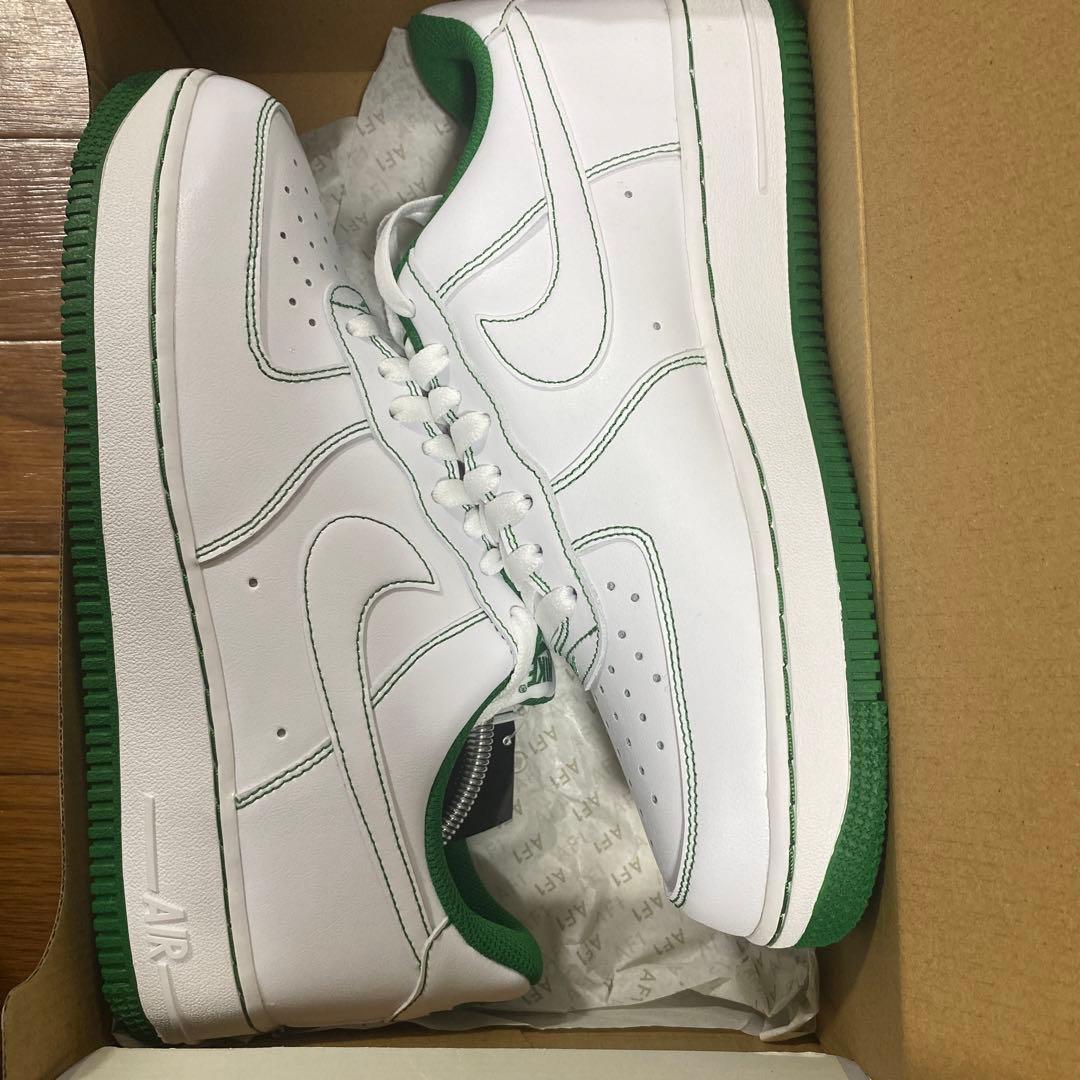 靴 Nike Air Force 1 Low \"White/Green\"