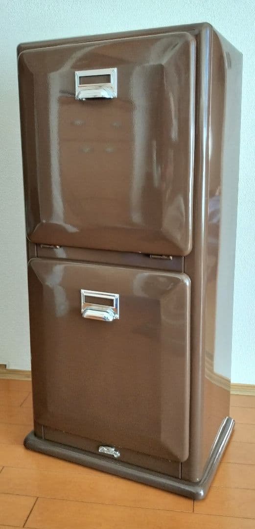 t*e様 ダルトン トラッシュカン ダブルデッカー 100-133 ブラウン 廃